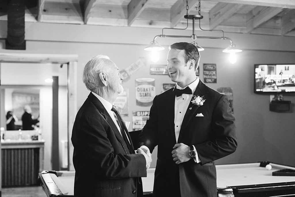 Groom and grandfather getting ready - Rachel Fugate Photography